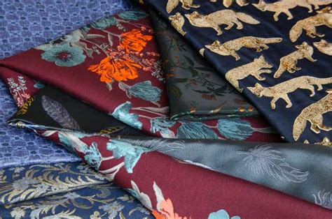 Navy Cotton/Silk Metallic Leopard Jacquard – The New Craft House